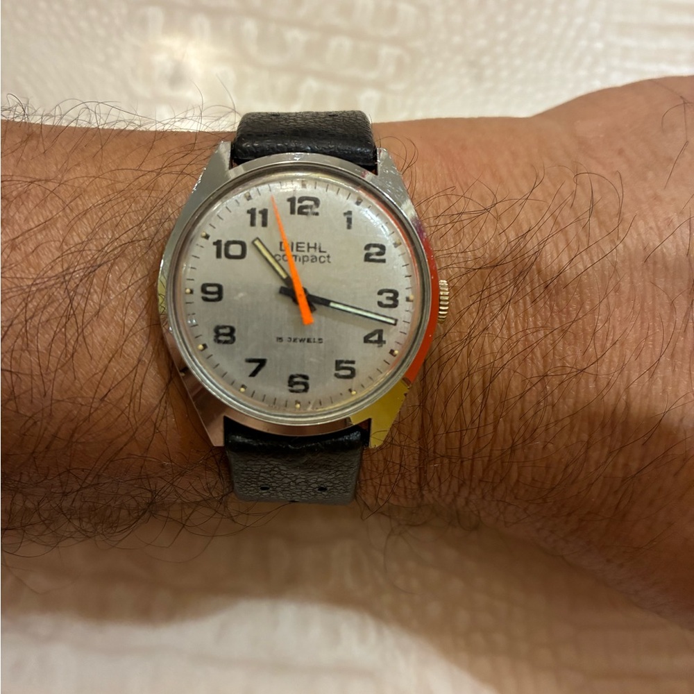 DIEHL Classic Silver and Black Watch